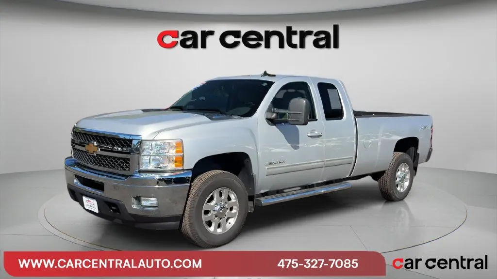 Silver 2012 Chevrolet Silverado 3500 HD LTZ for sale in Milford, CT