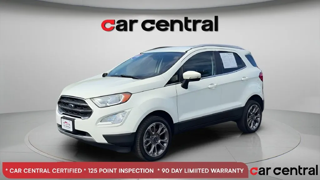 White 2020 Ford EcoSport Titanium for sale in Milford, CT