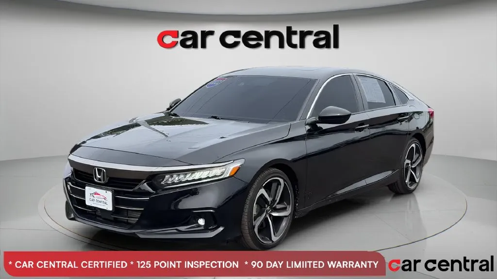 Black 2022 Honda Accord Sport 2.0T for sale in Milford, CT