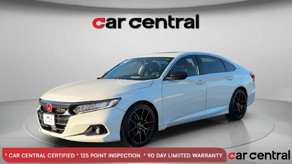 White 2021 Honda Accord Sport 2.0T for sale in Milford, CT