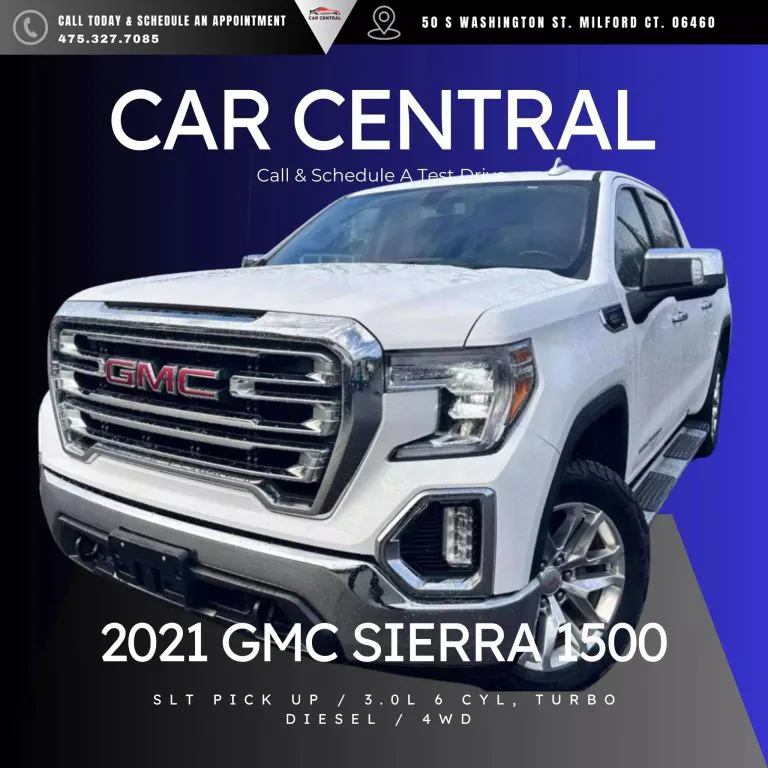 2021 GMC Sierra 1500 Crew Cab SLT Pickup 4D 5 3/4 ft for sale in Milford, CT