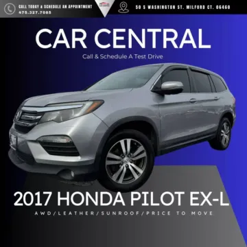 SC18シリーズビビットマゼンタ、イエロー、ライトグレー Used 2017 Honda Pilot EX-L Sport Utility 4D for sale in Milford