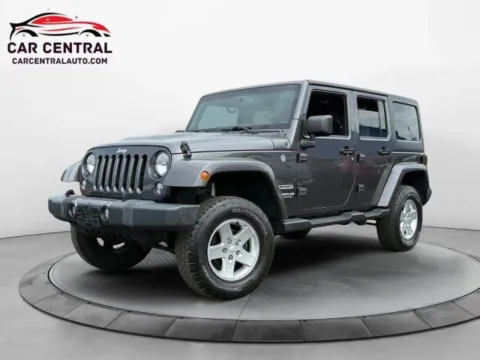 Gray 2016 Jeep Wrangler Unlimited Sport for sale in Milford, CT