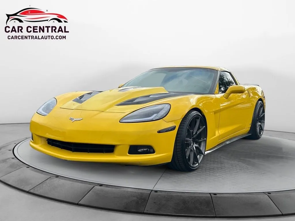 Yellow 2007 Chevrolet Corvette Coupe 2D for sale in Milford, CT