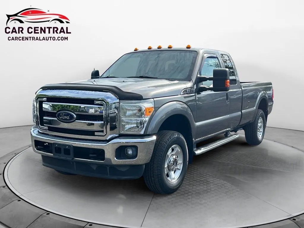 Gray 2012 Ford F350 Super Duty Super Cab XLT Pickup 4D 8 ft for sale in Milford, CT