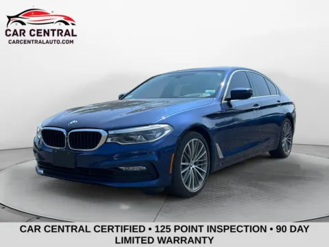 Blue 2017 BMW 5 Series 540i xDrive for sale in Milford, CT