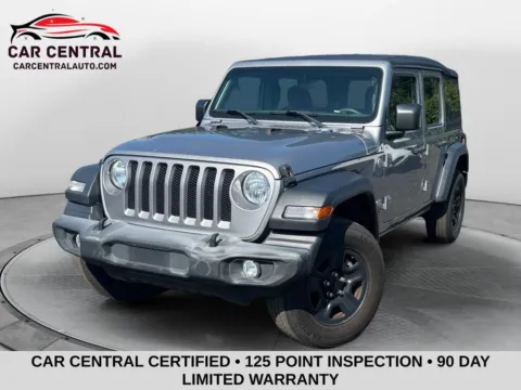 Silver 2018 Jeep Wrangler Unlimited Sport for sale in Milford, CT