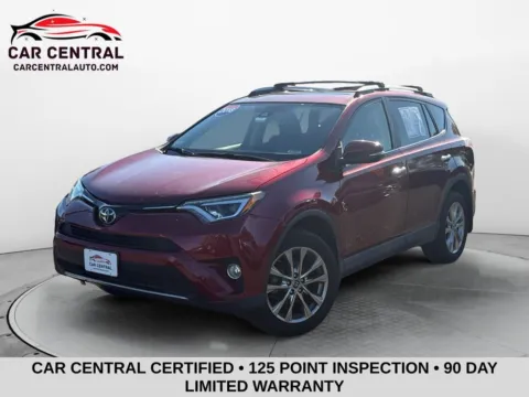 Red 2018 Toyota RAV4 Limited for sale in Milford, CT