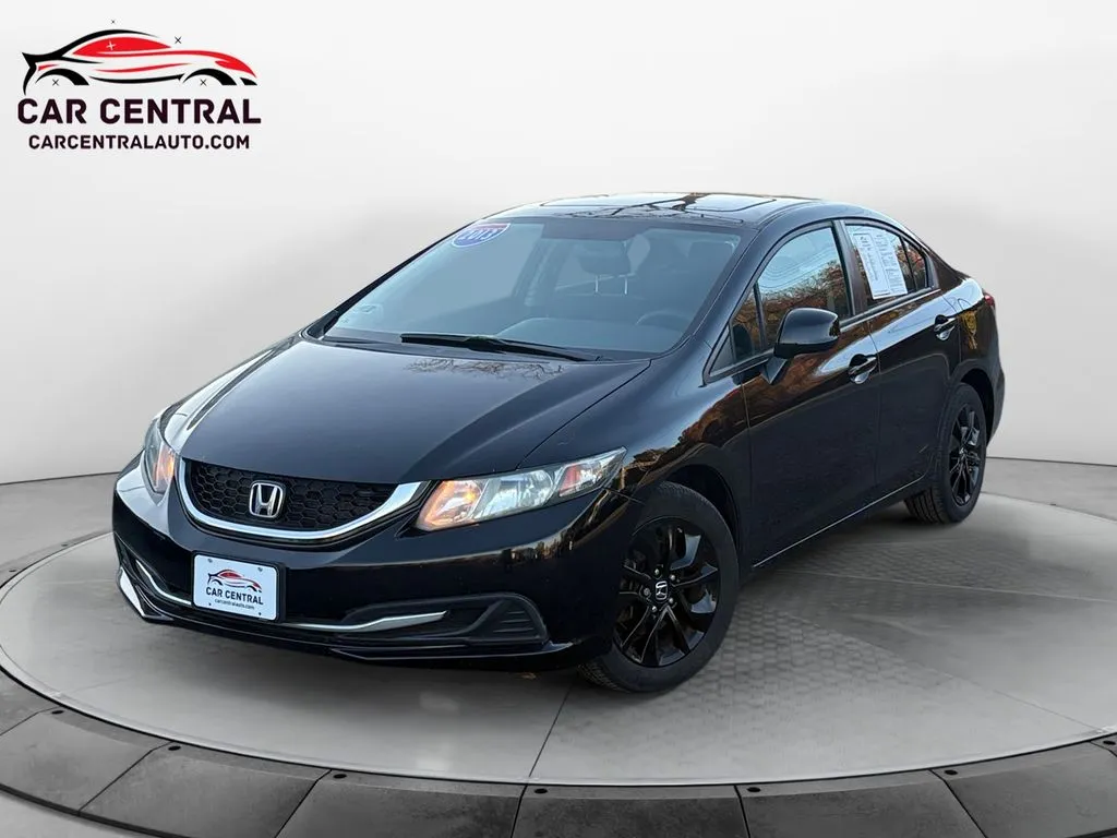 Black 2013 Honda Civic EX for sale in Milford, CT