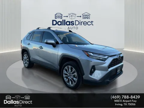 Silver 2023 Toyota RAV4 XLE Premium for sale in Irving, TX