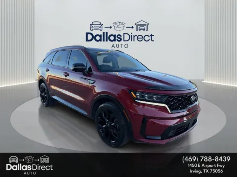 Red 2021 Kia Sorento SX Prestige for sale in Irving, TX