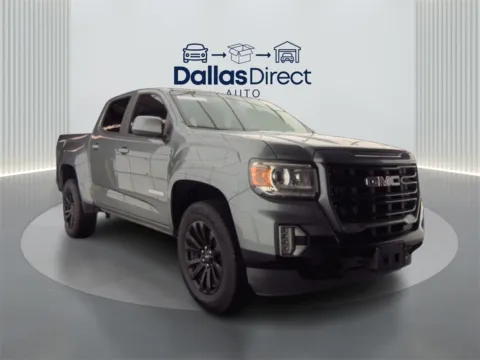 Gray 2021 GMC Canyon Elevation for sale in Irving, TX