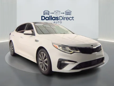 White 2020 Kia Optima EX Premium for sale in Irving, TX