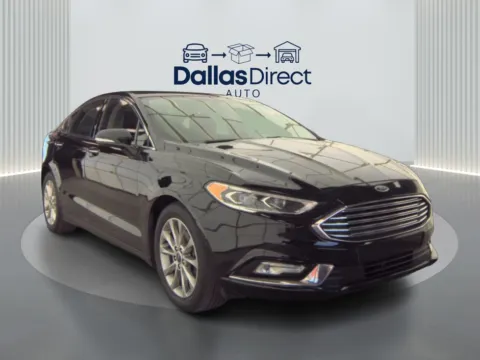 Black 2017 Ford Fusion SE for sale in Irving, TX