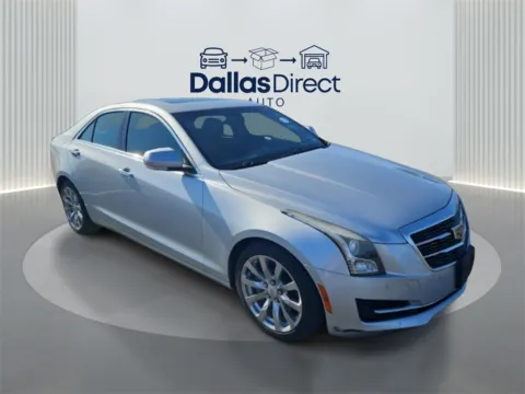 Silver 2018 Cadillac ATS 2.0L Turbo Luxury for sale in Irving, TX