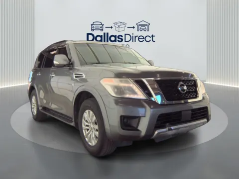 Gray 2017 Nissan Armada SV for sale in Irving, TX