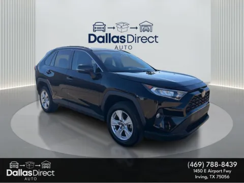 Black 2021 Toyota RAV4 XLE for sale in Irving, TX