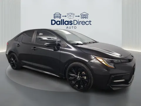 Black 2022 Toyota Corolla SE Nightshade for sale in Irving, TX