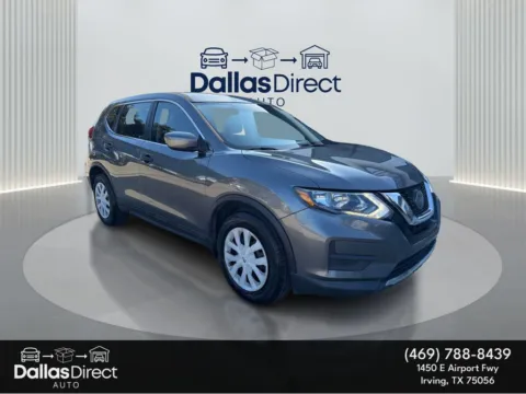 Gray 2018 Nissan Rogue S for sale in Irving, TX