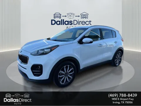 White 2018 Kia Sportage EX for sale in Irving, TX