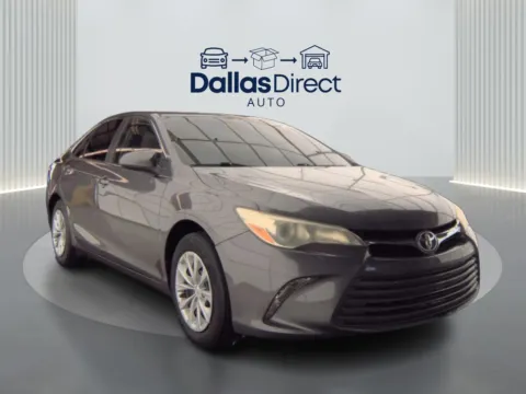 Gray 2015 Toyota Camry LE for sale in Irving, TX