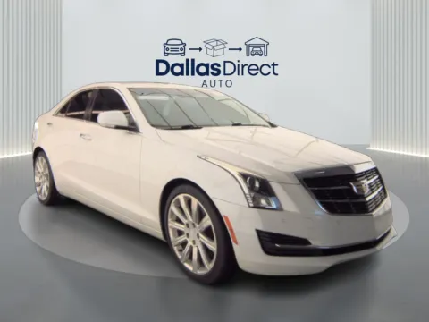 White 2018 Cadillac ATS 2.0L Turbo Luxury for sale in Irving, TX