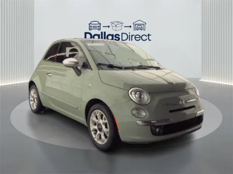 Green 2017 Fiat 500 Lounge for sale in Irving, TX