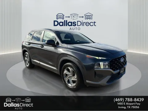 Gray 2022 Hyundai Santa Fe SE for sale in Irving, TX