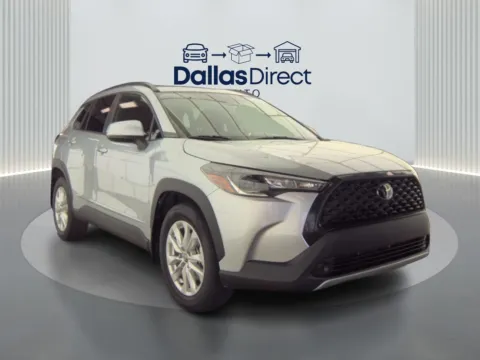 Silver 2023 Toyota Corolla Cross LE for sale in Irving, TX