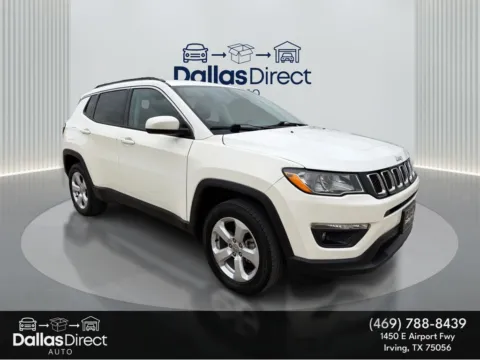 White 2020 Jeep Compass Latitude for sale in Irving, TX