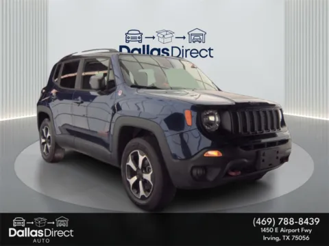 Blue 2020 Jeep Renegade Trailhawk for sale in Irving, TX