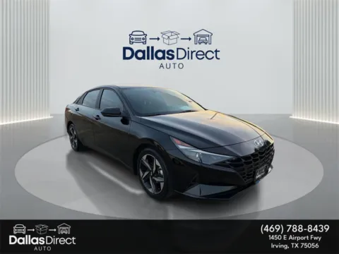 Black 2023 Hyundai Elantra SEL for sale in Irving, TX