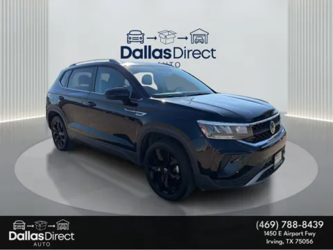 Black 2022 Volkswagen Taos SE for sale in Irving, TX
