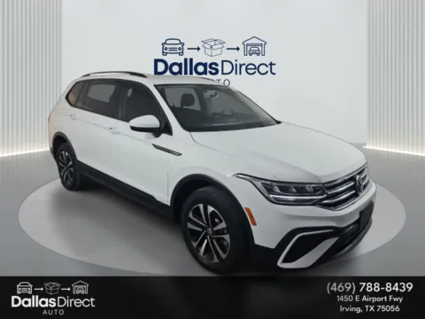 White 2022 Volkswagen Tiguan S for sale in Irving, TX