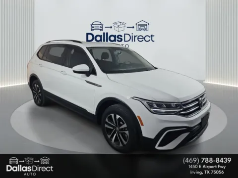 White 2022 Volkswagen Tiguan 2.0T S for sale in Irving, TX