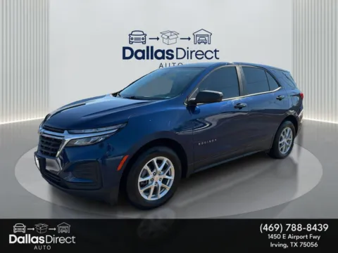 Blue 2022 Chevrolet Equinox LS for sale in Irving, TX