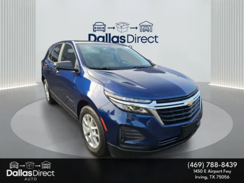 Blue 2022 Chevrolet Equinox LS for sale in Irving, TX