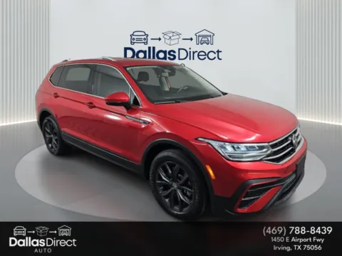 Red 2022 Volkswagen Tiguan 2.0T SE for sale in Irving, TX