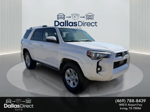 White 2021 Toyota 4Runner SR5 for sale in Irving, TX