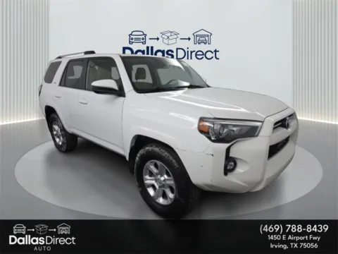 White 2021 Toyota 4Runner SR5 for sale in Irving, TX