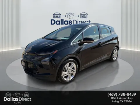 Black 2023 Chevrolet Bolt EV 1LT for sale in Irving, TX