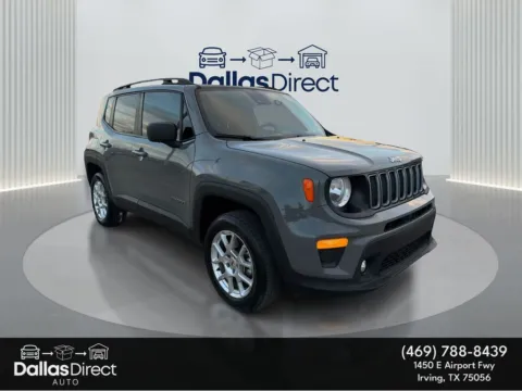 Gray 2022 Jeep Renegade Latitude for sale in Irving, TX