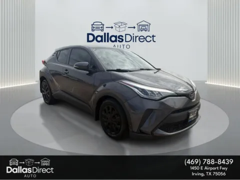 Gray 2021 Toyota C-HR LE for sale in Irving, TX