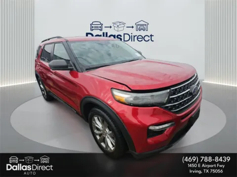 Red 2020 Ford Explorer XLT for sale in Irving, TX