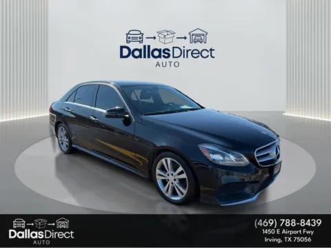 Black 2016 Mercedes-Benz E-Class Sport for sale in Irving, TX