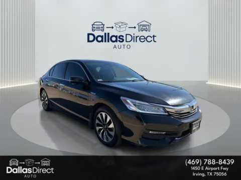 Black 2017 Honda Accord Hybrid Touring for sale in Irving, TX