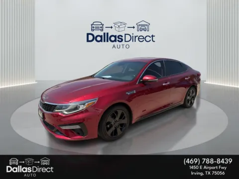 Red 2020 Kia Optima S for sale in Irving, TX
