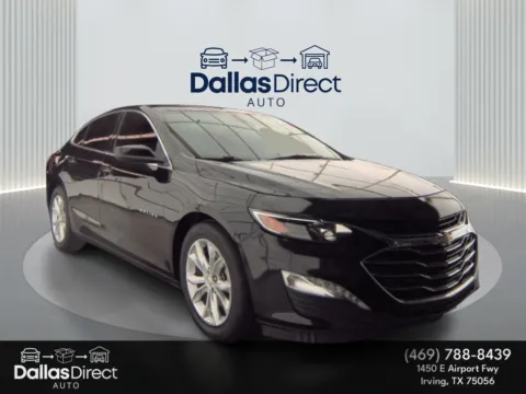 Black 2020 Chevrolet Malibu LT for sale in Irving, TX