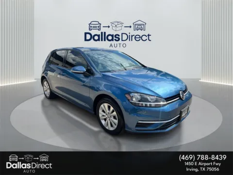 Blue 2021 Volkswagen Golf 1.4T TSI for sale in Irving, TX