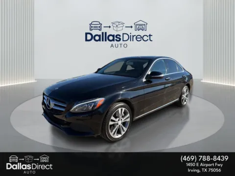 Black 2015 Mercedes-Benz C-Class C 300 for sale in Irving, TX